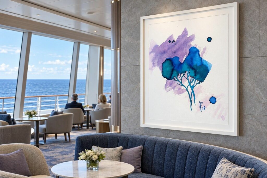 Las w lounge z widokiem na ocean