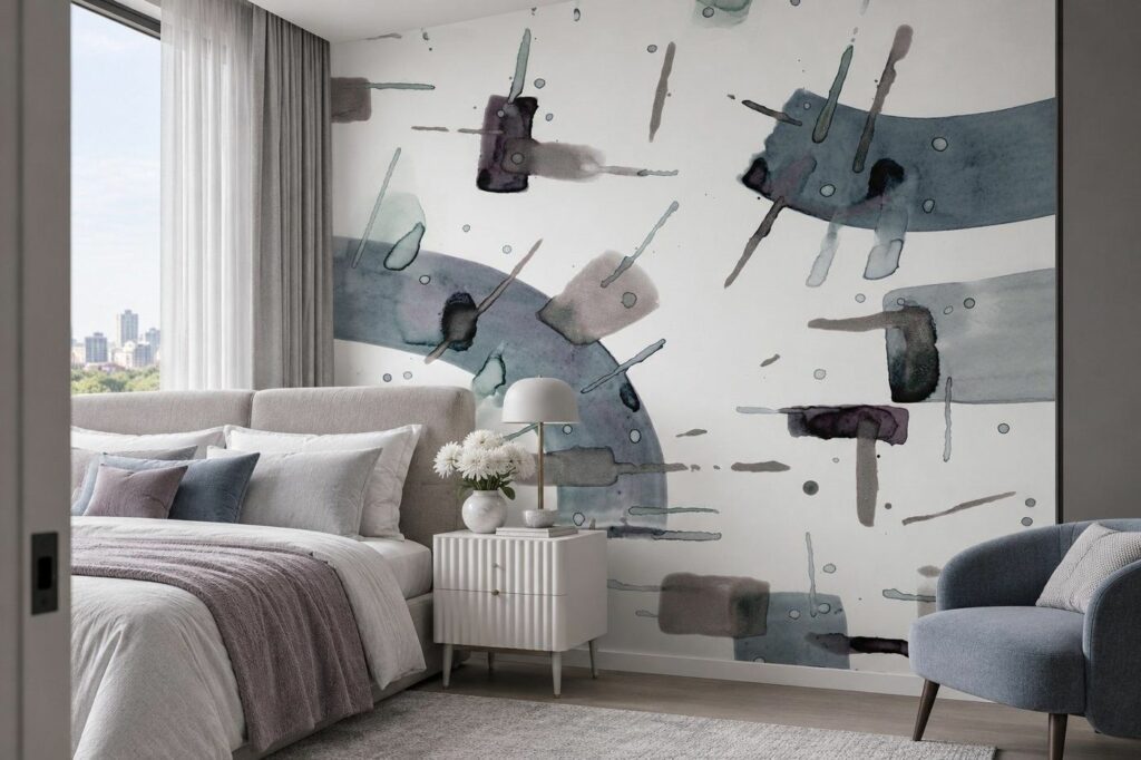 Mural w sypialni