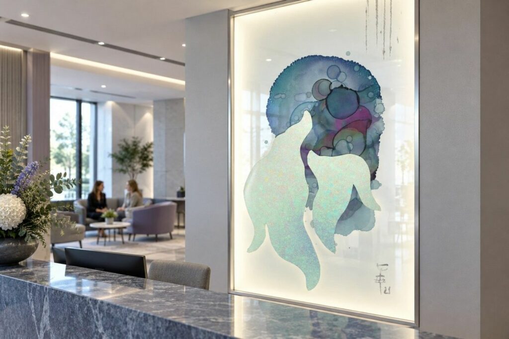 Podświetlony panel w lobby